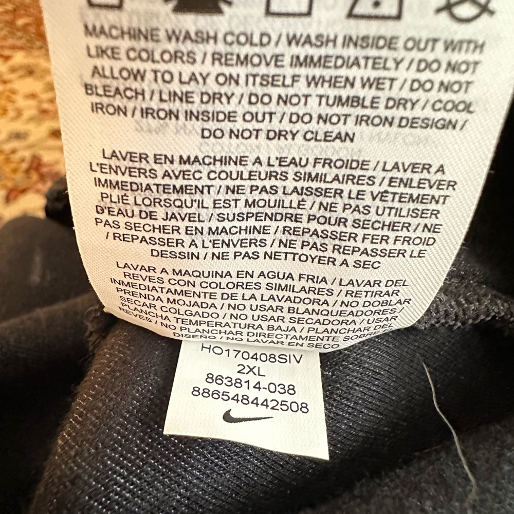 Nike Tech Fleece Jacquard Hoodie Full Zip Jacket 863814-038 Tech Pack Size 2XL - Picture 10 of 10
